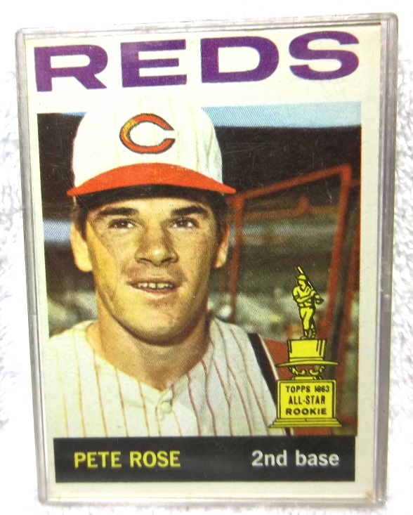 Pete Rose Topps 1964 All Star Rookie baseball card